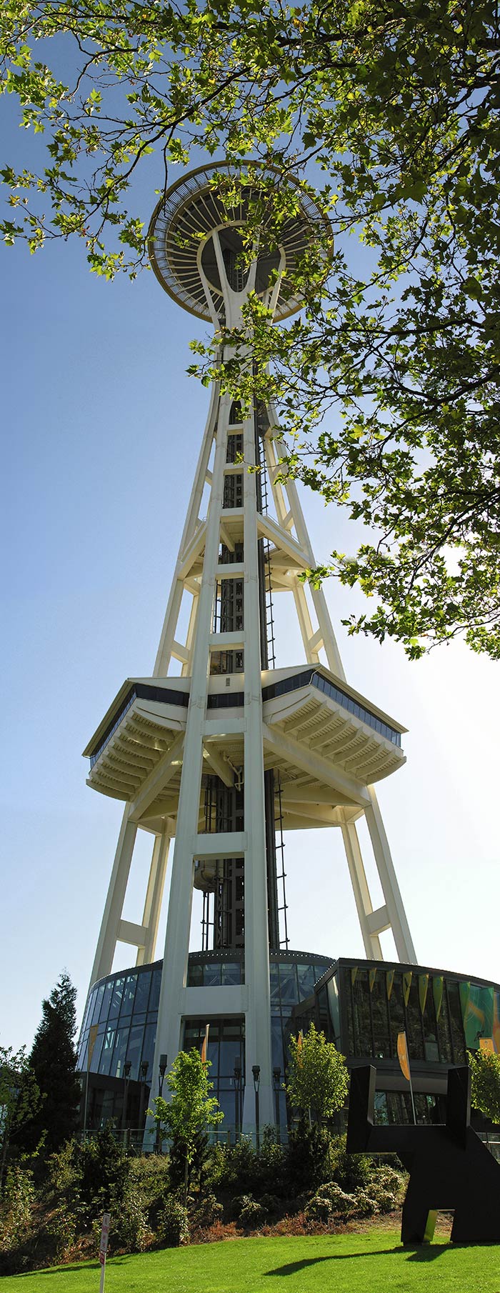 Space Needle Vertical Panorama